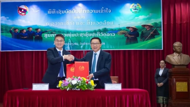 Lào ký hợp tác nông nghiệp bền vững, nâng cao sinh kế cho thanh niên