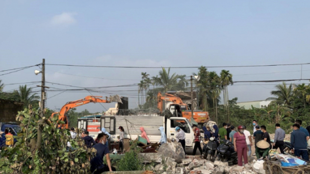 Bà cụ tử vong ở Thủy Nguyên không thuộc đối tượng cưỡng chế thu hồi đất