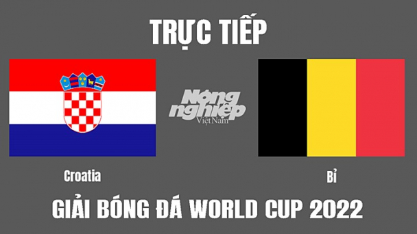 Trực tiếp Croatia vs Bỉ trên VTV2, VTV Cần Thơ hôm nay 1/12