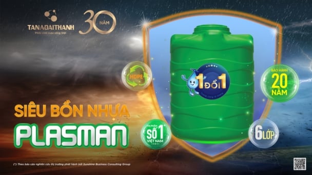 Siêu bồn Plasman - lựa chọn số 1 của người dân vùng hạn mặn