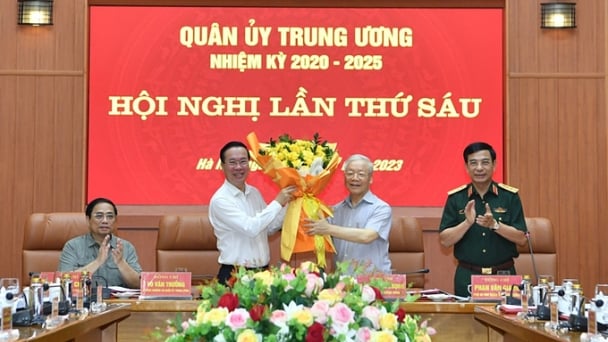 Chủ tịch nước Võ Văn Thưởng giữ chức Ủy viên Thường vụ Quân ủy Trung ương