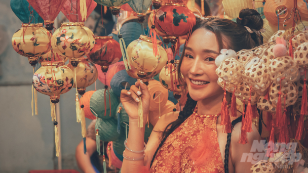 Phố lồng đèn lung linh đón khách chơi Trung thu sớm