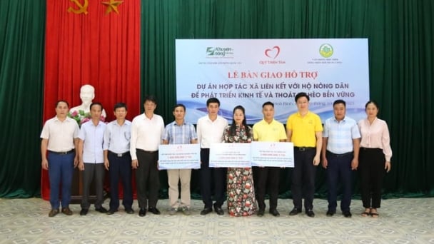 Quỹ Thiện Tâm hỗ trợ vốn ưu đãi không lãi suất cho 3 HTX nông nghiệp