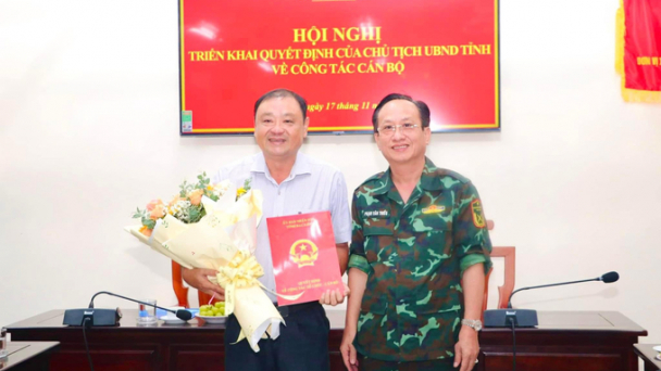 Ông Vưu Nghị Bình được bổ nhiệm lại Giám đốc Sở Tư pháp Bạc Liêu
