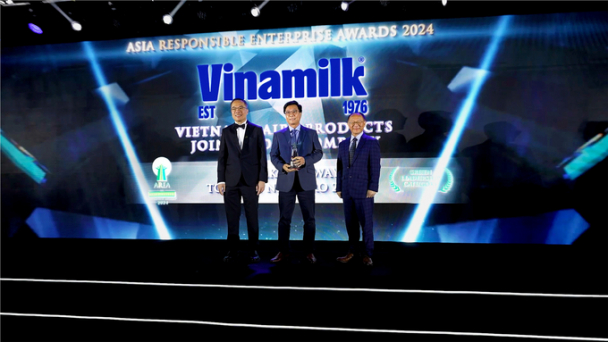Vinamilk được vinh danh tại Giải thưởng doanh nghiệp trách nhiệm Châu Á