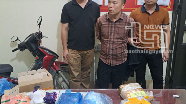 Thái Nguyên: Bắt giữ đối tượng vận chuyển trái phép trên 7kg ma túy