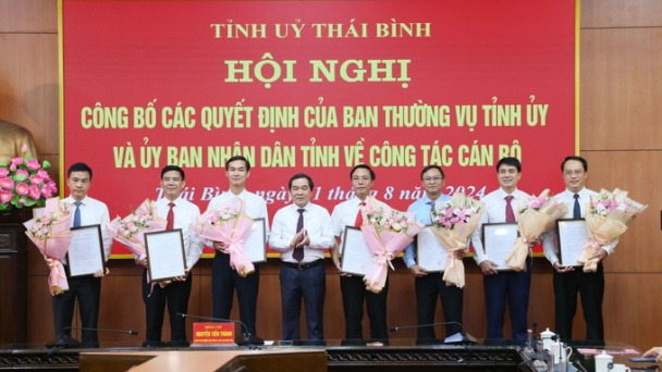 Chánh Văn phòng UBND tỉnh Thái Bình được bổ nhiệm làm Giám đốc Sở Nội vụ