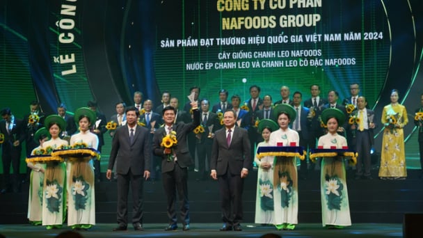 Cây giống chanh leo Nafoods được vinh danh tại Thương hiệu quốc gia năm 2024