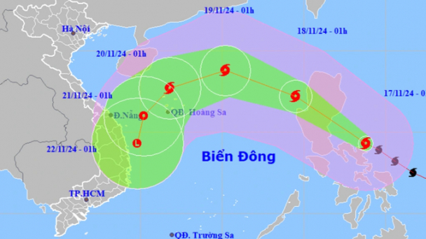 Tin tức mới nhất về siêu bão Man-yi tiến vào Biển Đông đêm nay