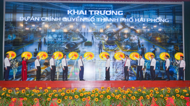 Hải Phòng khai trương dự án Chính quyền số