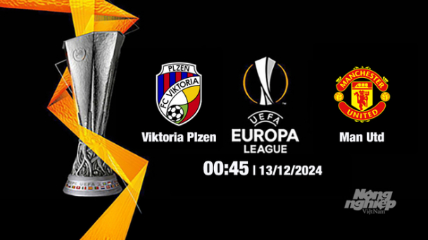 Nhận định, trực tiếp Viktoria Plzen vs Man Utd, Cúp C2 Châu Âu, 00h45 ngày 13/12/2024