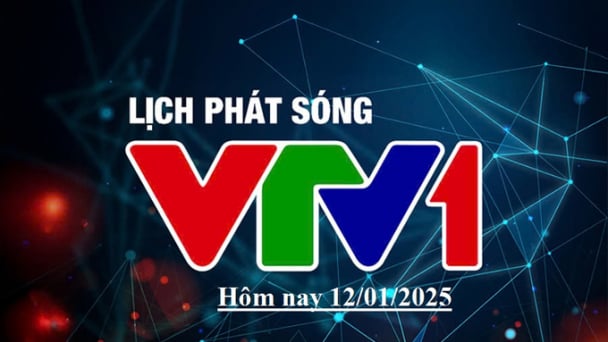 Lịch phát sóng VTV1 hôm nay ngày 12/1/2025