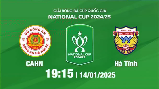 Trực tiếp bóng đá CAHN và Hà Tĩnh, 19h15 hôm nay 14/1/2025