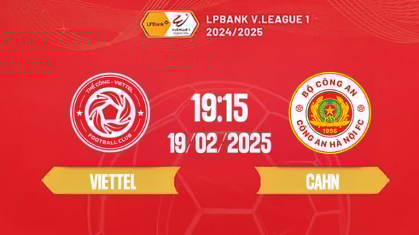 VTV5 Trực tiếp bóng đá Viettel vs CAHN, 19h15 hôm nay 19/2/2025
