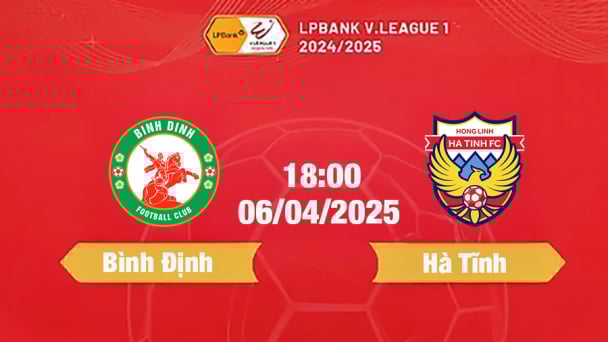 Trực tiếp bóng đá Bình Định vs Hà Tĩnh 18h00 hôm nay 6/4/2025