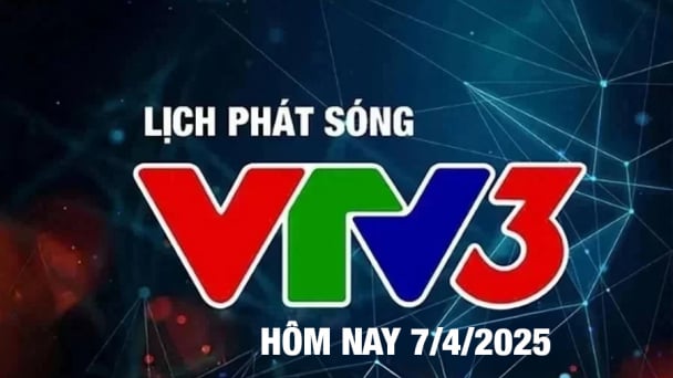 Lịch phát sóng VTV3 hôm nay ngày 7/4/2025