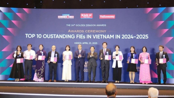 Ciputra Hanoi nhận giải thưởng Rồng Vàng 2025