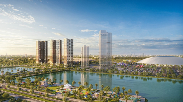 The Cosmopolitan biểu tượng kiêu hãnh tại trung tâm tài chính mới của Hà Nội.