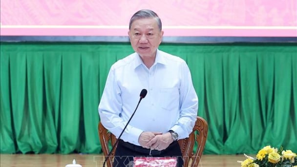 Tổng Bí thư Tô Lâm làm việc với 3 tỉnh Bến Tre, Vĩnh Long, Trà Vinh