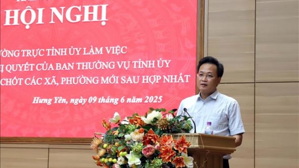 Hưng Yên công bố nhân sự chủ chốt 39 xã, phường sau sắp xếp, hợp nhất