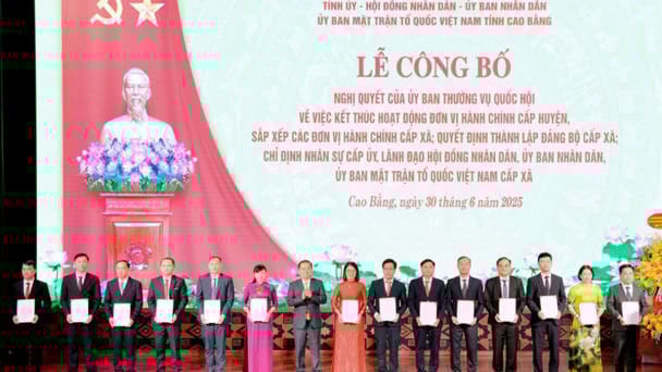 Danh sách lãnh đạo tại 56 xã, phường ở tỉnh Cao Bằng