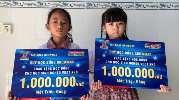 Tiếng trống khai giảng ở Vĩnh Long, học bổng GrowMax nâng bước ước mơ