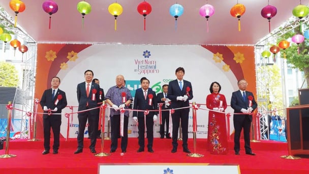 Opening of the Vietnam Festival in Sapporo, Japan
