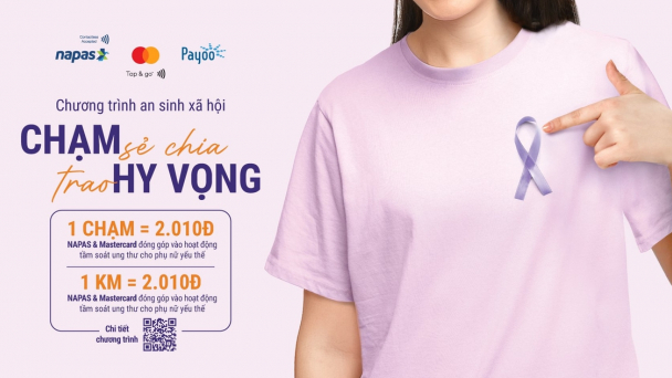 NAPAS, Mastercard và Payoo trao tặng gói tầm soát ung thư cho phụ nữ yếu thế
