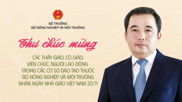 Bộ trưởng Trần Đức Thắng gửi Thư chúc mừng nhân Ngày Nhà giáo Việt Nam  20/11
