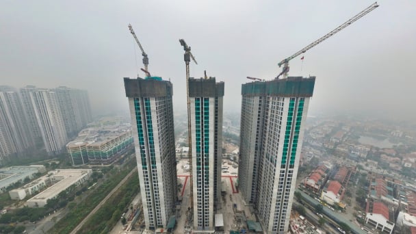 MIK Group cất nóc phân khu Imperia Smart City - The Victoria vượt tiến độ