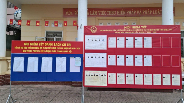 Tuổi trẻ Thạch Thất đưa công nghệ số vào ngày hội bầu cử