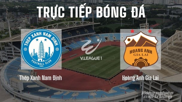 Trực tiếp Nam Định vs Hoàng Anh Gia Lai giải V-League 2025/26 hôm nay 11/4/2026