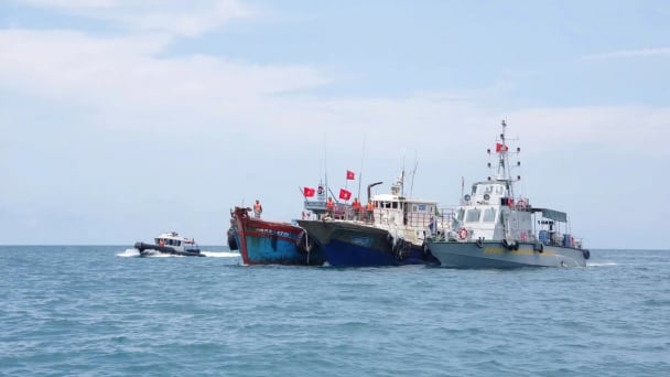 Kịp thời cứu hộ tàu thủy sản cùng 11 người trên biển Hải Phòng