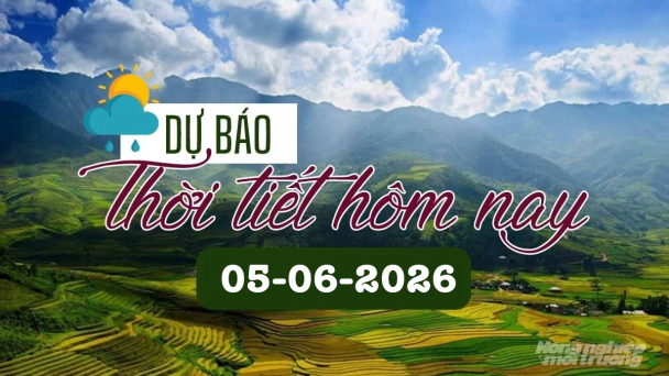 Tin tức thời tiết hôm nay 5/6/2026: Trung Bộ vẫn nắng nóng