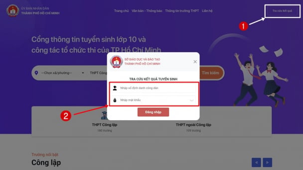 Cách tra cứu điểm thi vào lớp 10 THPT năm 2026 tại TP.HCM