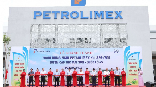 Petrolimex đưa vào hoạt động cặp trạm dừng nghỉ cao tốc Bắc - Nam