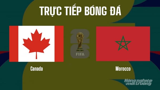 Nhận định, trực tiếp Canada vs Morocco trên VTV3 tại World Cup 2026 ngày 5/7/2026