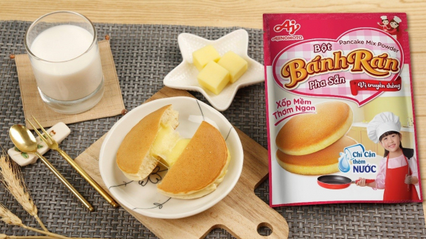 Cùng bé yêu tạo nhiều khoảnh khắc ý nghĩa với Bột bánh rán pha sẵn AJINOMOTO