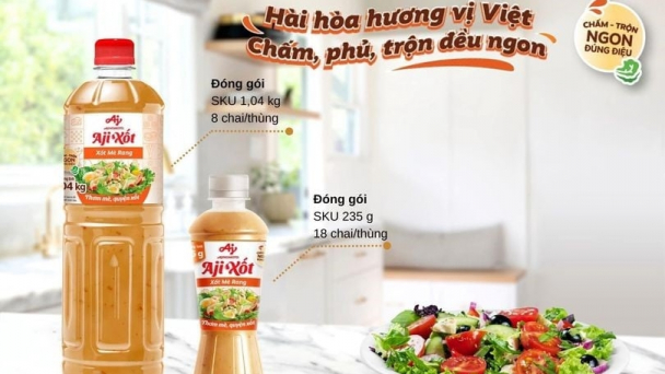 Ajinomoto tung ra thị trường sản phẩm xốt mè rang 'Aji-Xốt' mới