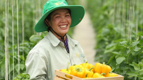 Những nụ cười hạnh phúc tại nông trường WinEco