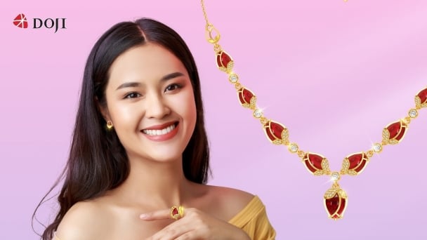 Chào đón ngày 8/3, DOJI ra mắt bộ sưu tập 'Nữ hoàng mùa xuân'