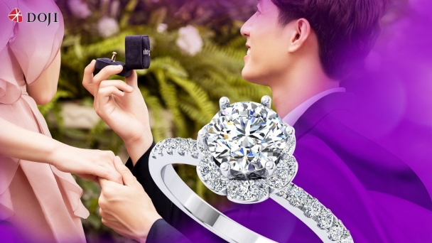 Nhẫn kim cương 99 giác cắt, lời cầu hôn của tình yêu vĩnh cửu
