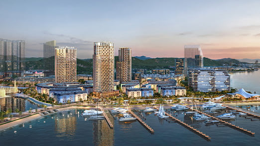 Tòa tháp The Sea: BIM Land kiến tạo chuẩn sống mới bên vịnh du thuyền