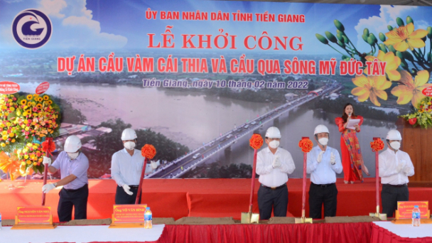 Tiền Giang: Khởi công nhiều công trình trọng điểm