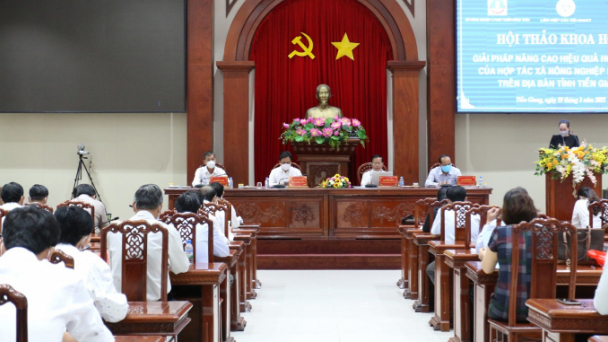 Tiền Giang: Sẽ xây dựng khu triển lãm, giới thiệu sản phẩm cho HTX