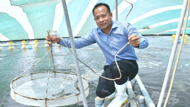 Tỷ phú nuôi tôm công nghệ cao ở cù lao Tân Phú Đông