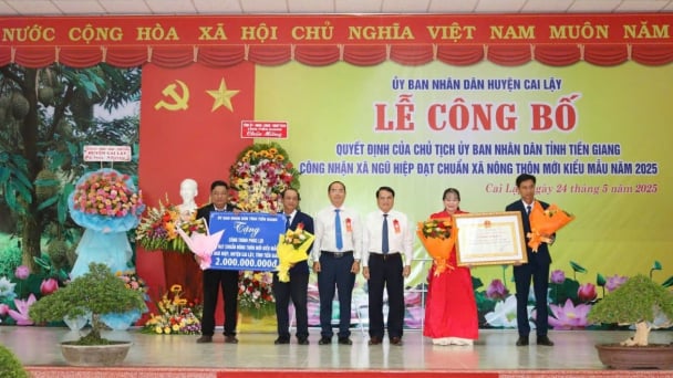 Tiền Giang hoàn thành nhiệm vụ xây dựng nông thôn mới