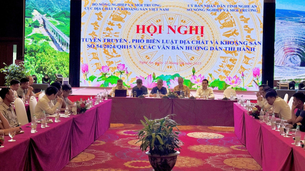 Nghệ An phổ biến Luật Địa chất và Khoáng sản