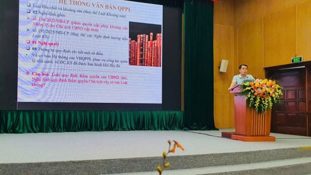 Tuyên truyền, phổ biến Luật Địa chất và Khoáng sản tại ba địa phương