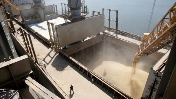 Plan to ship grain out of Ukraine dealt blow due to mines